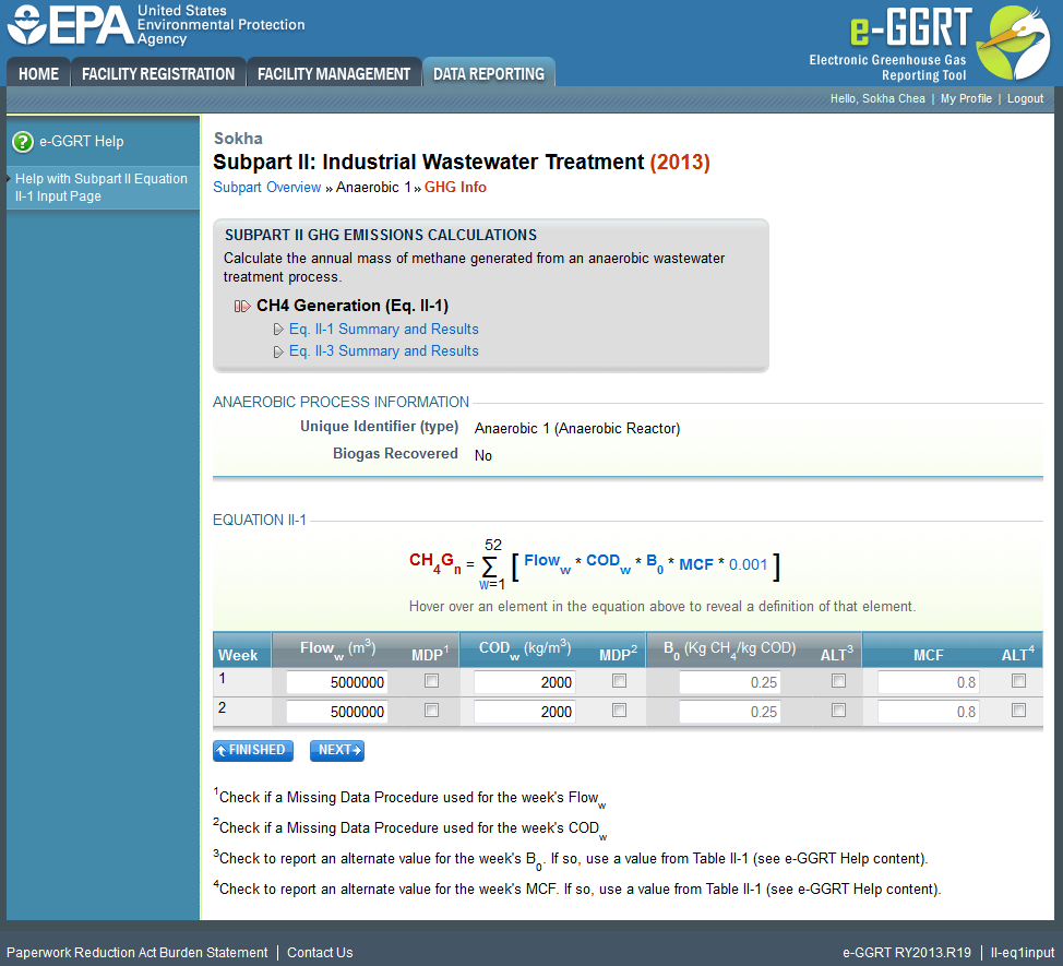 Subpart II: GHG Info